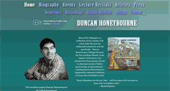 Desktop Screenshot of duncanhoneybourne.com